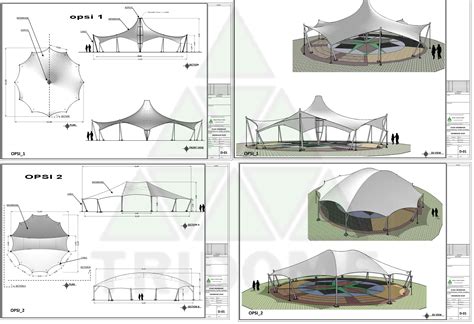 The Tensile Membrane of Stage Grand Pakuwon in Surabaya | Cubierta arquitectura, Formas ...