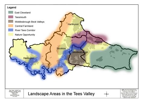 Tees-Valley-Landscape-Areas-Map | Tees Valley Nature Partnership