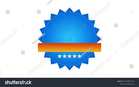 Blue Gradient Badge Logo Design Stock Illustration 2168971343 ...