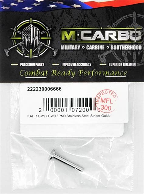 KAHR CM9/CW9/PM9 Stainless Steel Striker Guide - M*CARBO