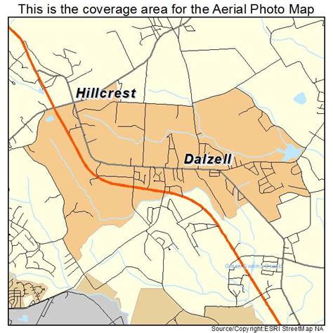 Aerial Photography Map of Dalzell, SC South Carolina