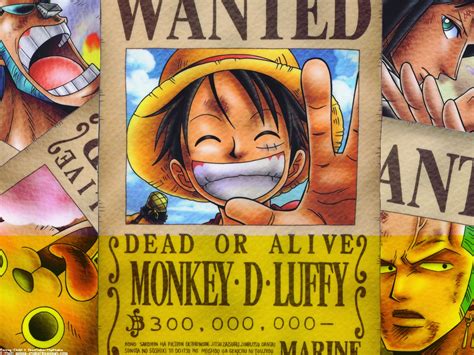 Animage | One Piece wallpapers | Wanted Posters