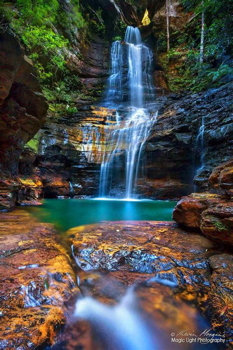 The beautiful Empress Falls in The Blue Mountains of New South Wales, Australia. [OC] [1000 x ...