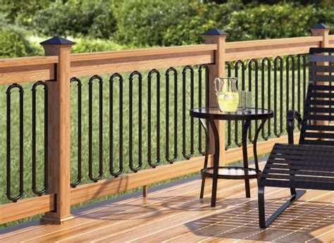 Unique Deck Railing Ideas, Wood Deck Railing, Deck Railing Design, Pergola Ideas, Pergola Swing ...