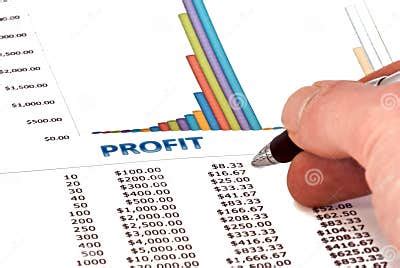 Profit Analysis stock photo. Image of graph, capital, gain - 8740400