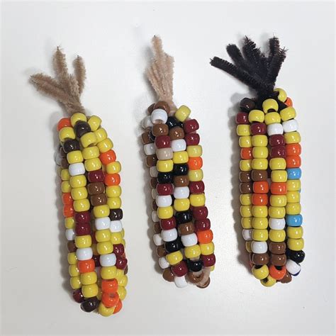 Indian Corn Bead Craft - Raising Hooks