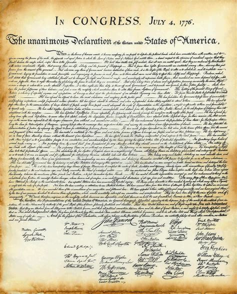 declaration of independence picture @ SusanCushman.com