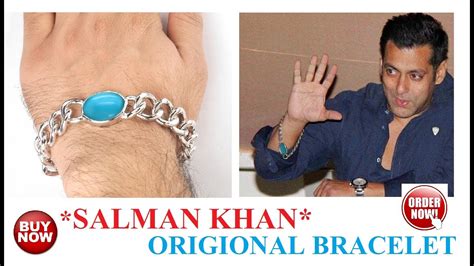 Salman Khan Original Silver Bracelet ! Buy@ pdjmart.com || Call @ +919929984571 - YouTube