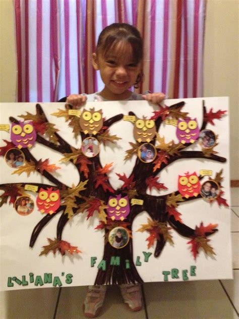 Family Tree For Kids Project - DIY Ideas for School Children - Kids Art & Craft