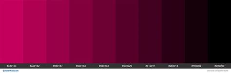 Shades XKCD Color dark hot pink