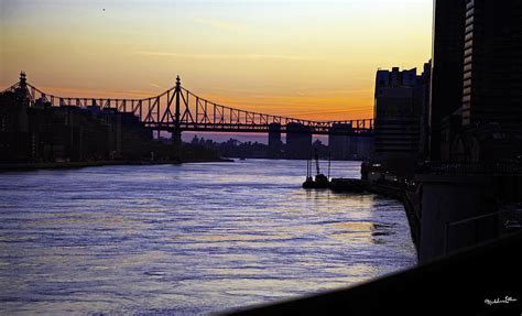 Queensboro Bridge at Night - Manhattan Photograph by Madeline Ellis