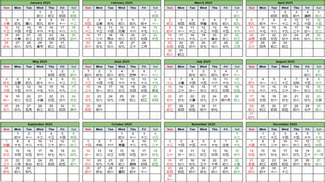 Chinese Calendar (May 2025) - ExcelNotes