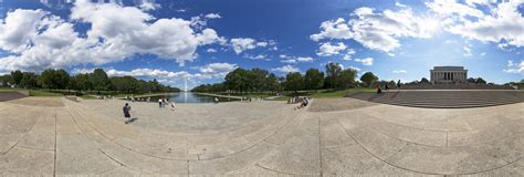 Lincoln Memorial Reflecting Pool 360 Panorama | 360Cities