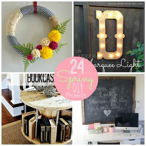 Great Ideas -- 24 Spring Home DIY Projects!