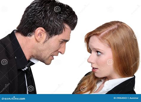 Man and woman arguing stock image. Image of background - 29064043