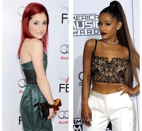 Someone said Ariana Grande used to look like Ariel from the Little Mermaid and now she looks ...