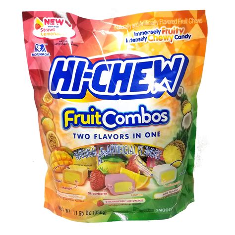 Hi-Chew FRUIT COMBOS Mix Two Flavors in One Chewy Fruit Candy 3 Combo ...