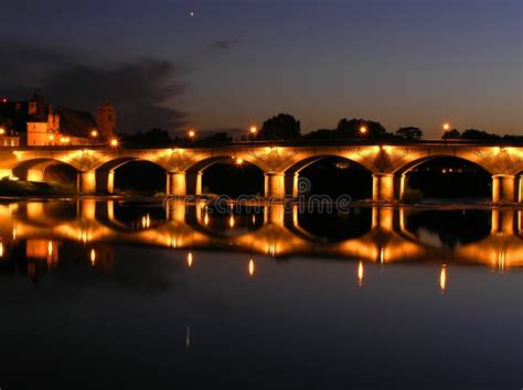 Bridge at night, Richmond stock image. Image of tourism - 27331473