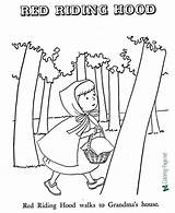 Fairy Tales  Little Red Riding Hood Coloring Pages sketch template