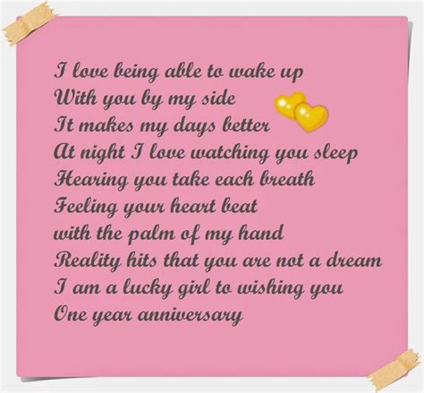 Happy One Year Anniversary Poems for Boyfriend | Cute Instagram Quotes