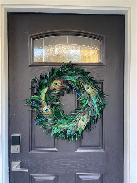 Peacock Feather Wreath - Etsy