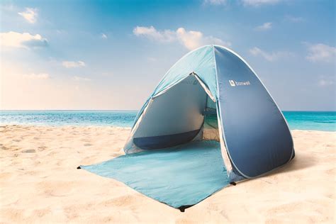 Bonwell Beach Cabana Sun Shade Shelter Canopy Tent w/ Privacy screen ...