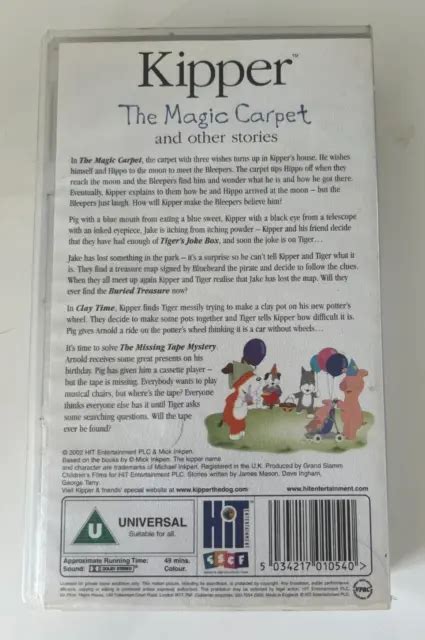 KIPPER THE DOG 'The Magic Carpet' and other stories VHS video ...