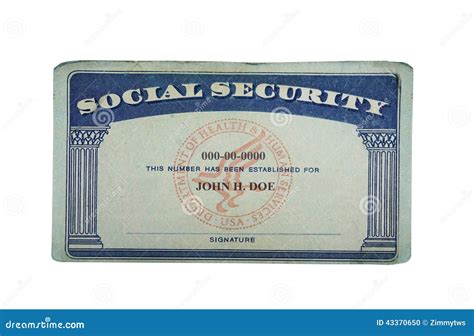 Blank Social Security Card Template Download