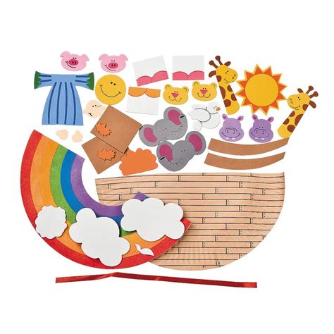 Printable Noah's Ark Paper Plate Craft