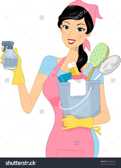 Cleaning Lady Vector at GetDrawings | Free download