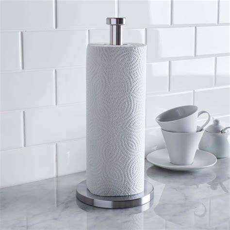 KSP Moda Upright Paper Towel Holder (Stainless Steel) | Kitchen Stuff Plus