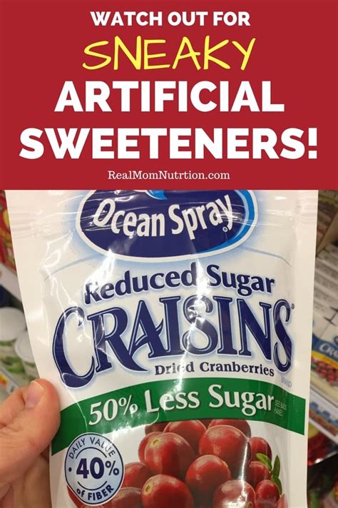 Don't be fooled by these products with artificial sweeteners!