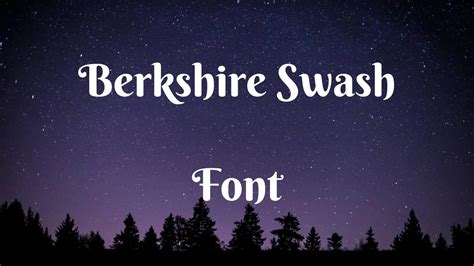 Berkshire Swash Font Free Download