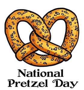 National Pretzel Day - Friday, April 26, 2024