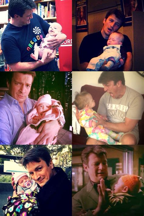 Nathan and babies - Nathan Fillion & Stana Katic Photo (37513219) - Fanpop