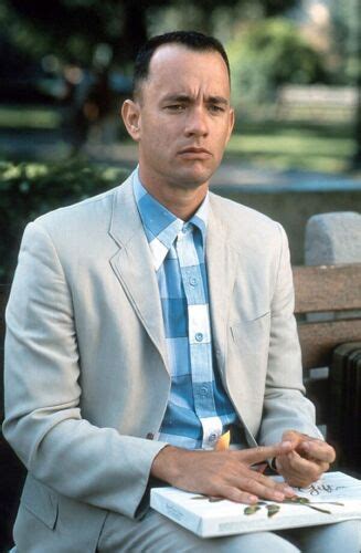 Forrest Gump 1994 Tom Hanks sitting on bench in suits Photo - CL0245 | eBay