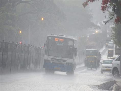 bangalore rains: Watch: Heavy rains, hailstorm hit parts of Bengaluru