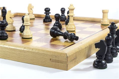 Chess Game Black and White Business Strategy Stock Photo - Image of ...