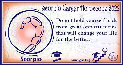 Scorpio Career, Business, Education Horoscope 2022 Predictions ...