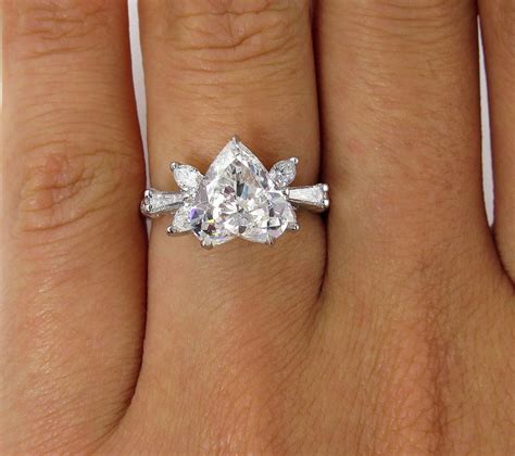 GIA 2.54ct Vintage HEART Shape Diamond ENGAGEMENT Wedding | Etsy