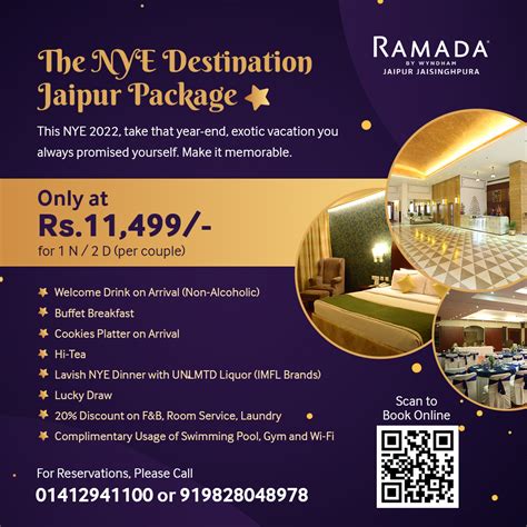 The Best NYE 2022 Jaipur Hotel Package | 1N & 2D Limited Offer