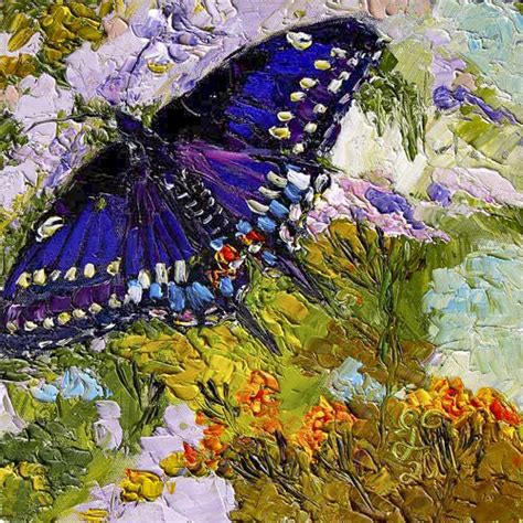 Oil Paintings Of Butterflies