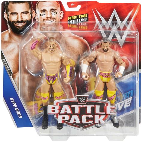 WWE Wrestling Series 48 Mojo Rawley Zack Ryder Action Figure 2-Pack Hype Bros Mattel Toys - ToyWiz