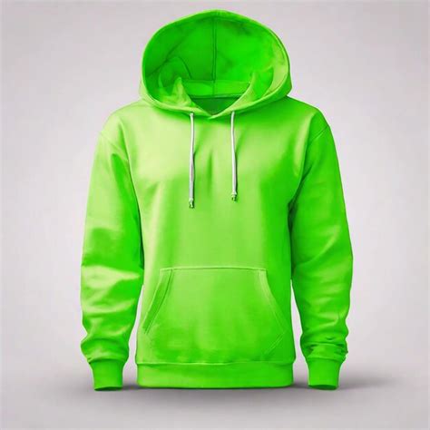 Premium Photo | Green hoodie mockup style photo