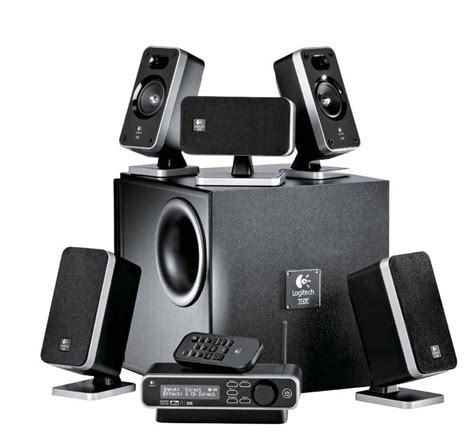 Logitech Z-5450 & Z-4 Wireless 5.1 Surround Sound Speaker System ...