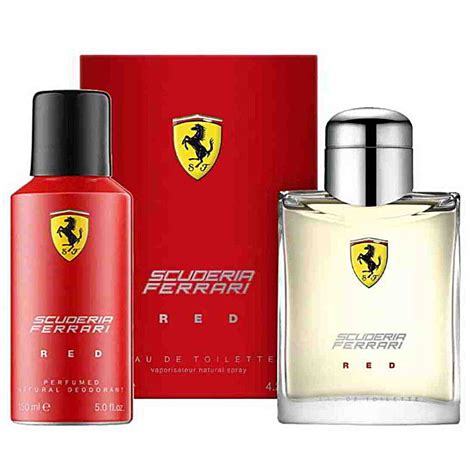 Buy/Send Scuderia Ferrari Red Perfume & Deo Combo Online- Ferns N Petals