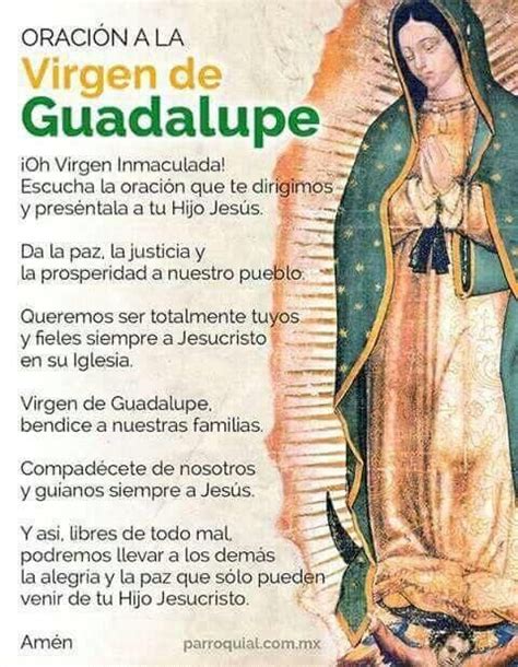 Oraciones A La Virgen De Guadalupe Para Niños - Niños Relacionados