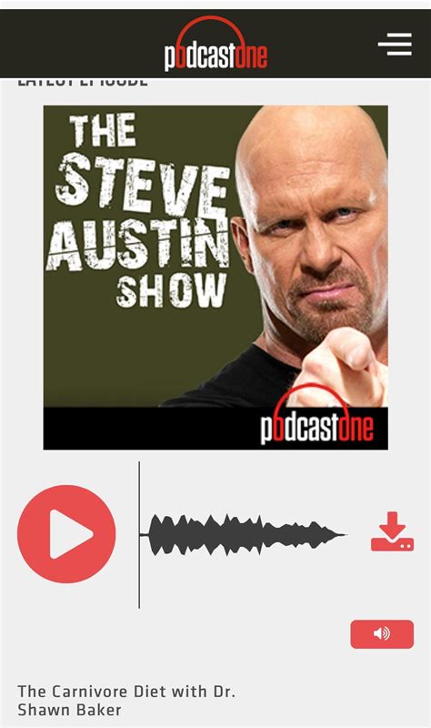 Stone Cold Steve Austin podcast on Carnivore diet : r/zerocarb