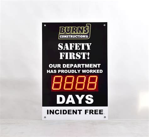 Accident Free Workplace Sign - Customize Online!