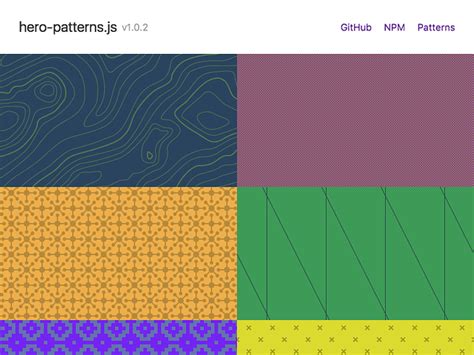 Hero Patterns designs, themes, templates and downloadable graphic elements on Dribbble